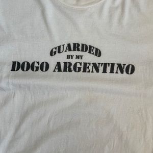 Unisex Dogo Argentino Tee Shirt